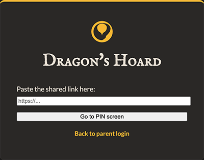 Pasting a child's link